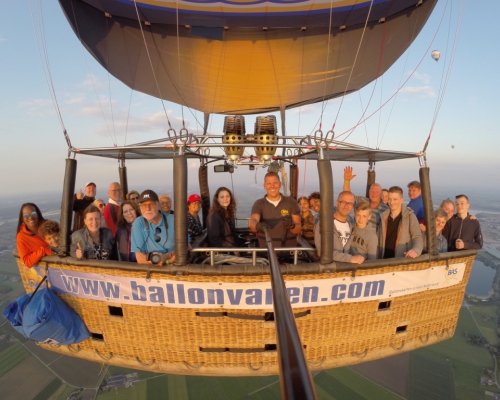 Ballonvaart vanaf Tiel naar Maurik